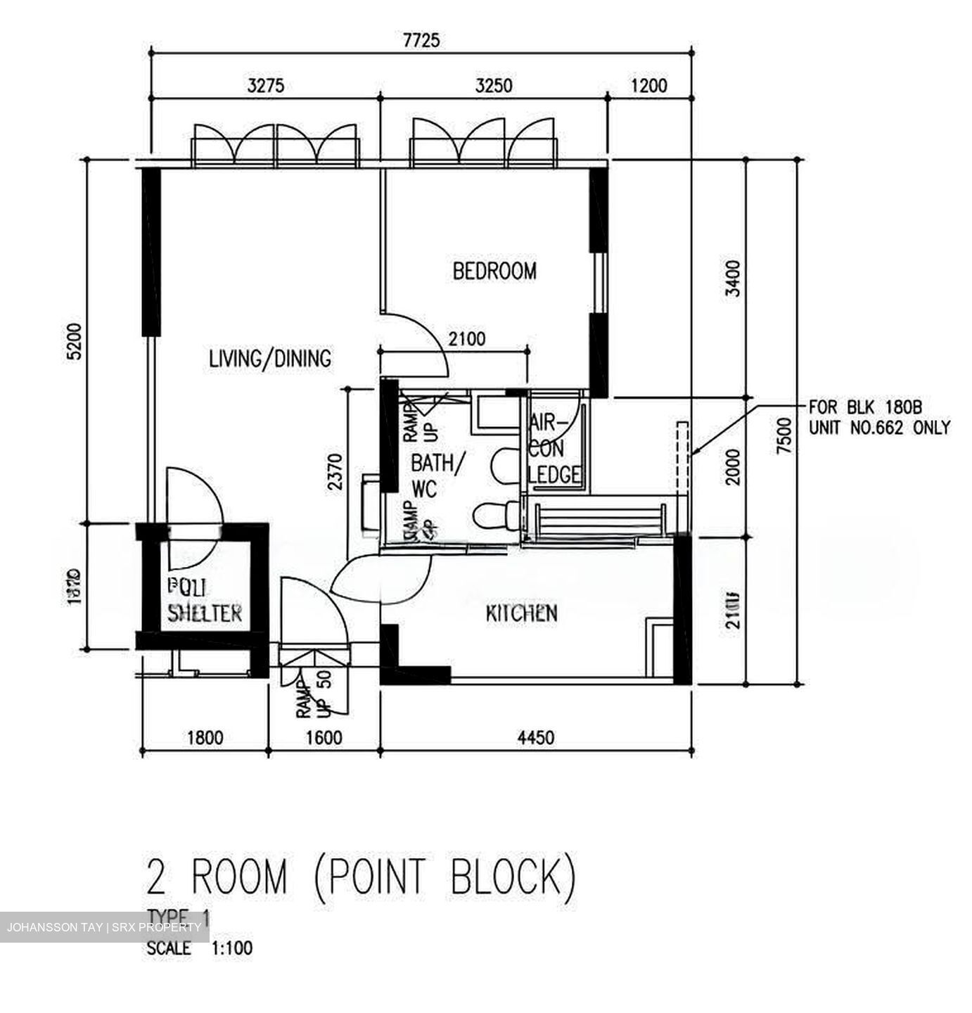 Blk 180A Boon Lay Meadow (Jurong West), HDB 2 Rooms #625533901
